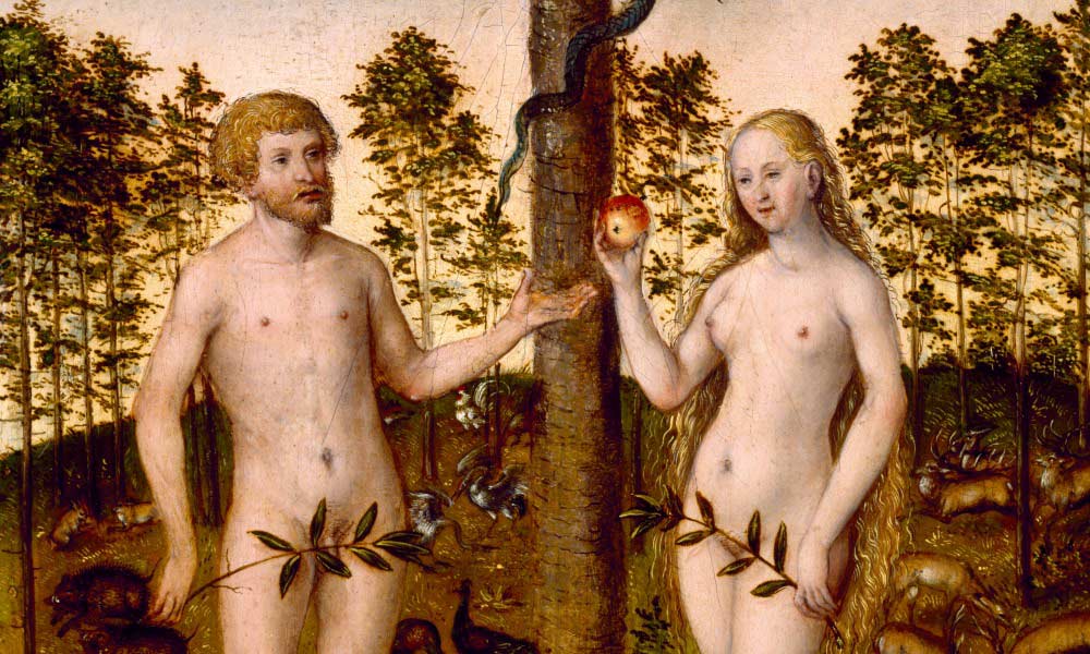 Lucas Cranach der Jüngere, Der Sündenfall, 1549