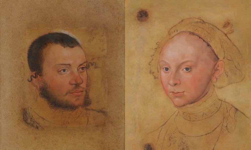 Lucas Cranach der Jüngere, Johann Ernst von Sachsen-Coburg und Katharina von Braunschweig-Grubenhagen, um 1540/41