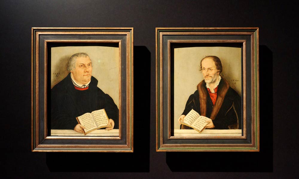 Bildnisse Martin Luther und Philipp Melanchthon