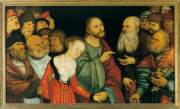 Lucas Cranach d. J.; Christus und die Ehebrecherin, um 1535/40